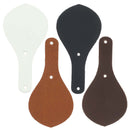 Découpe BLASON pour porte clés en cuir teinté à riveter