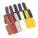 Lot de 10 découpes TAG pour porte clés en cuir teinté à riveter - DIVERS