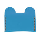 Kit DIY Porte cartes Ours en cuir - Bleu Atoll - Deco Cuir
