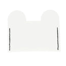 Kit complet en cuir pour assembler soi-même un porte-cartes ours blanc pour enfant
