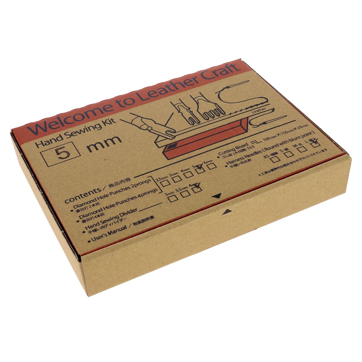 Tool kit for hand sewing leather - Oka | Leather Deco