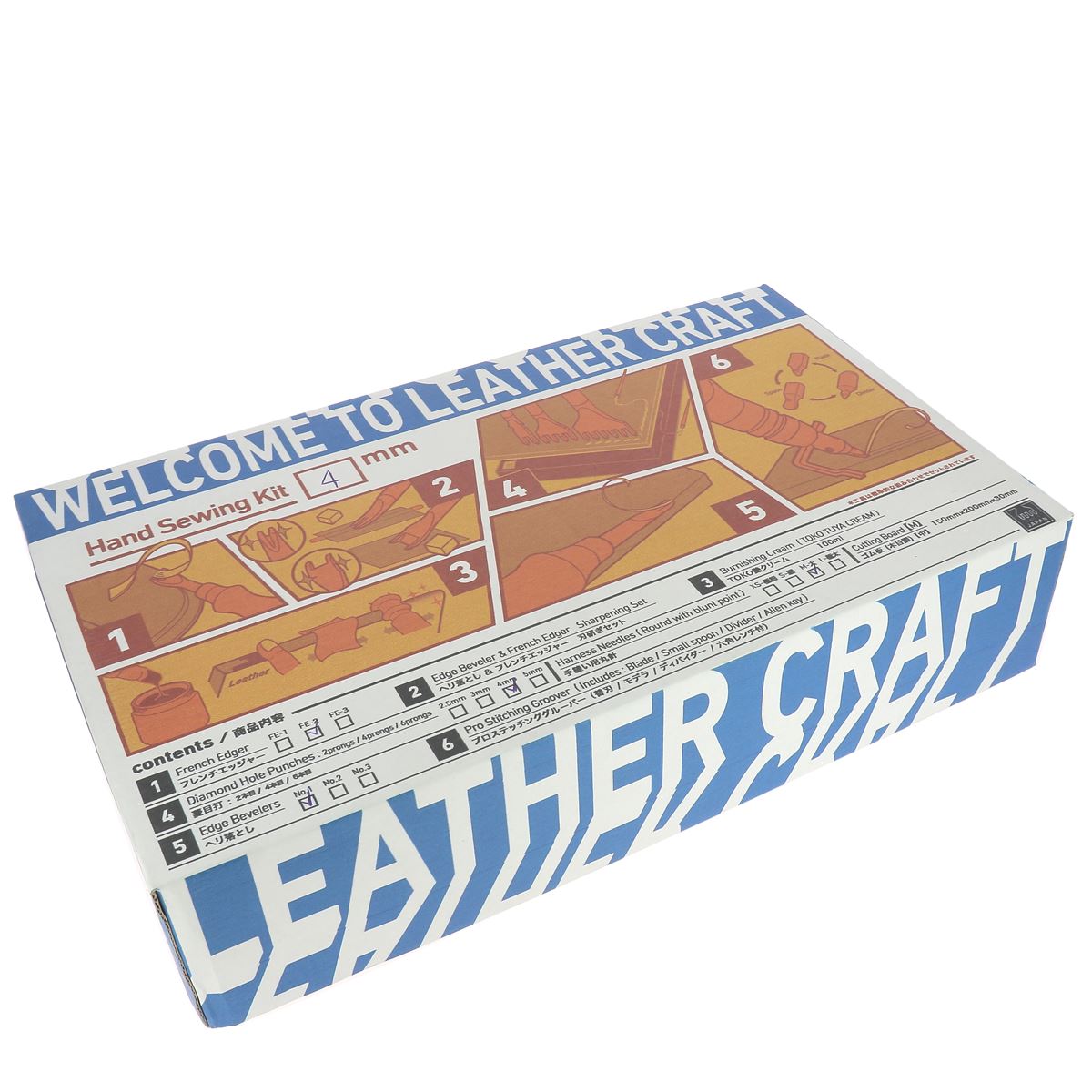 Kit outils pour le travail du cuir - Couture à la main et tranches - Gamme PRO - Oka - Deco Cuir