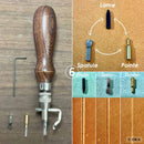 Kit outils pour le travail du cuir - Couture à la main et tranches - Gamme PRO - Oka - Deco Cuir