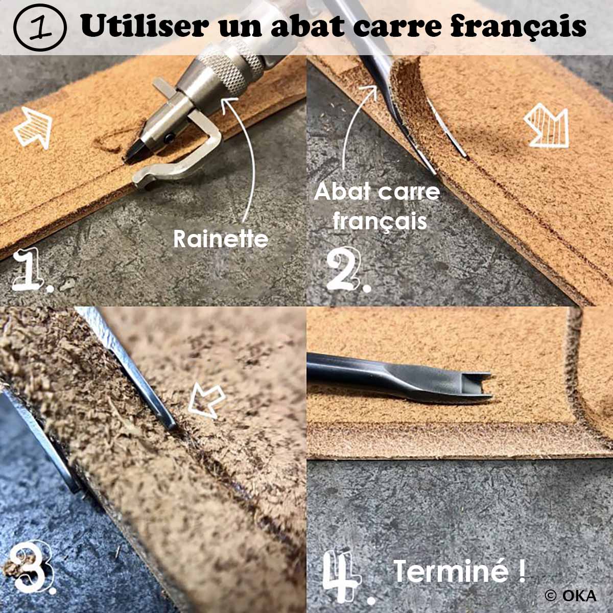 Mathématiques Sac Créateur Cuir Kit Outils Pour Le Travail Du