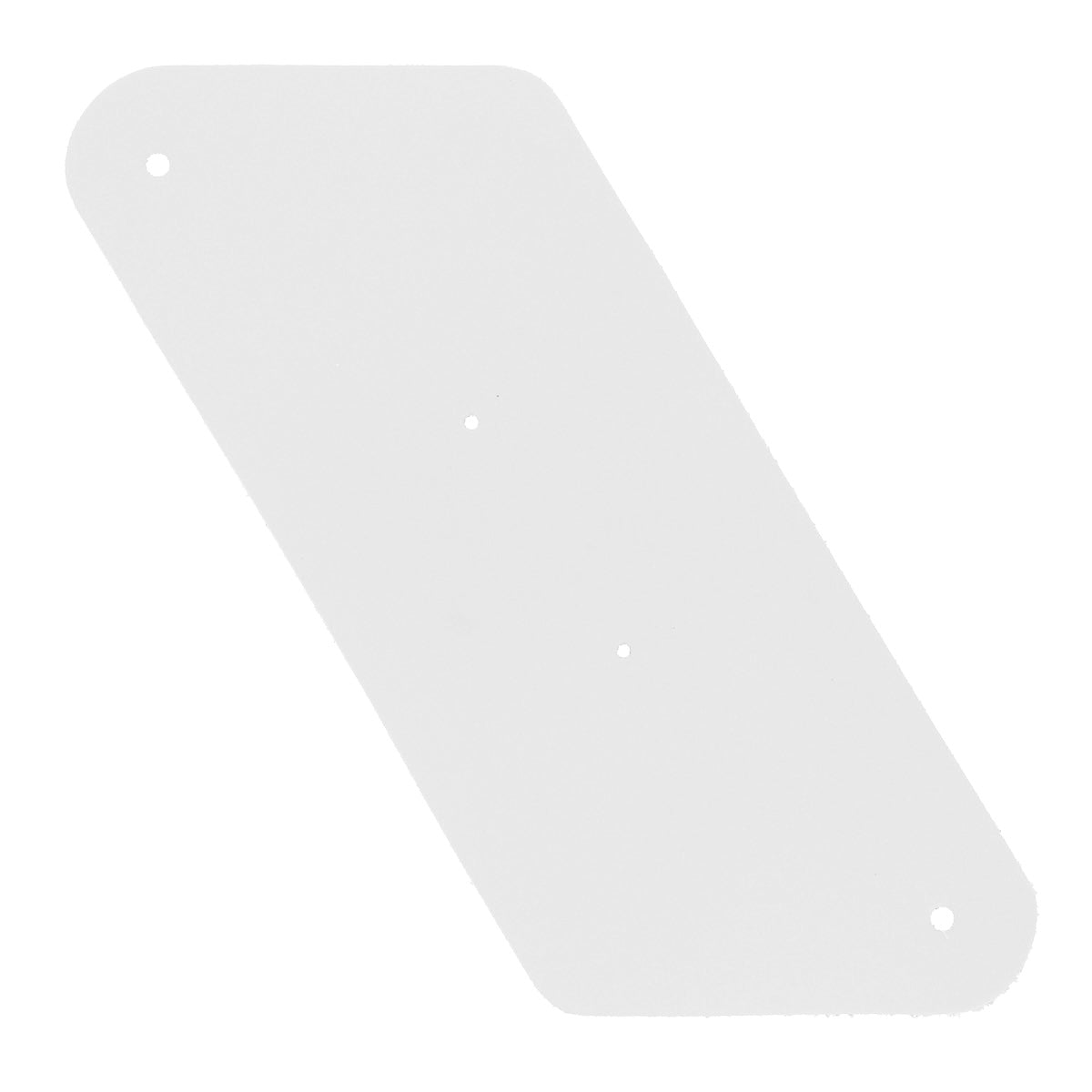 Découpe Grand porte-monnaie triangle en cuir - BLANC - Deco Cuir