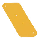 Découpe de cuir jaune pour porte monnaie triangle