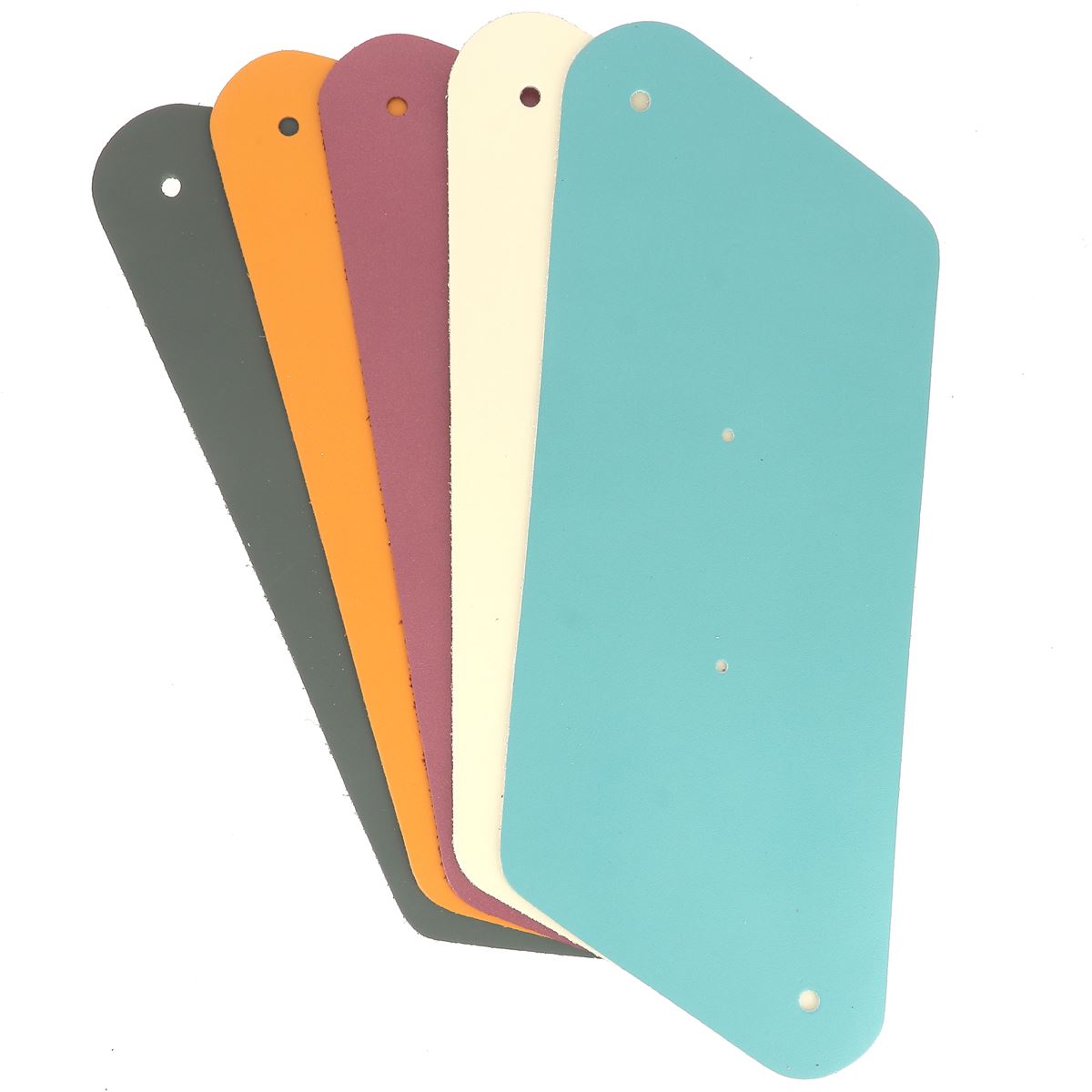 Lot de découpes porte-monnaie triangle en cuir - DIVERS - Deco Cuir