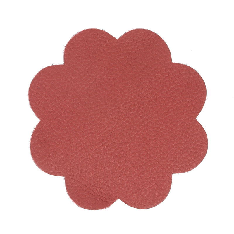 FLOWERS leather cutout with 8 petals