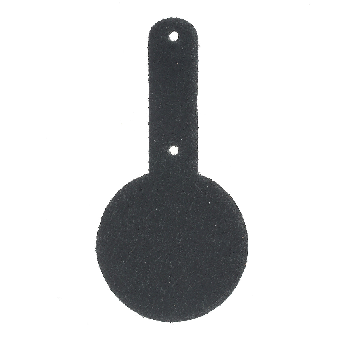 Découpe MÉDAILLE pour porte clés en cuir teinté à riveter