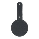 Découpe MÉDAILLE pour porte clés en cuir teinté à riveter