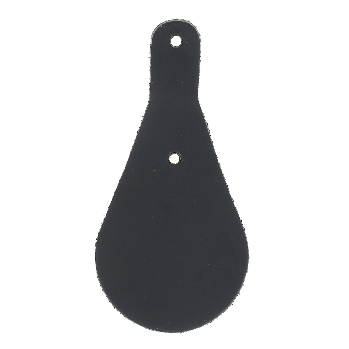 Découpe POIRE pour porte clés en cuir teinté à riveter