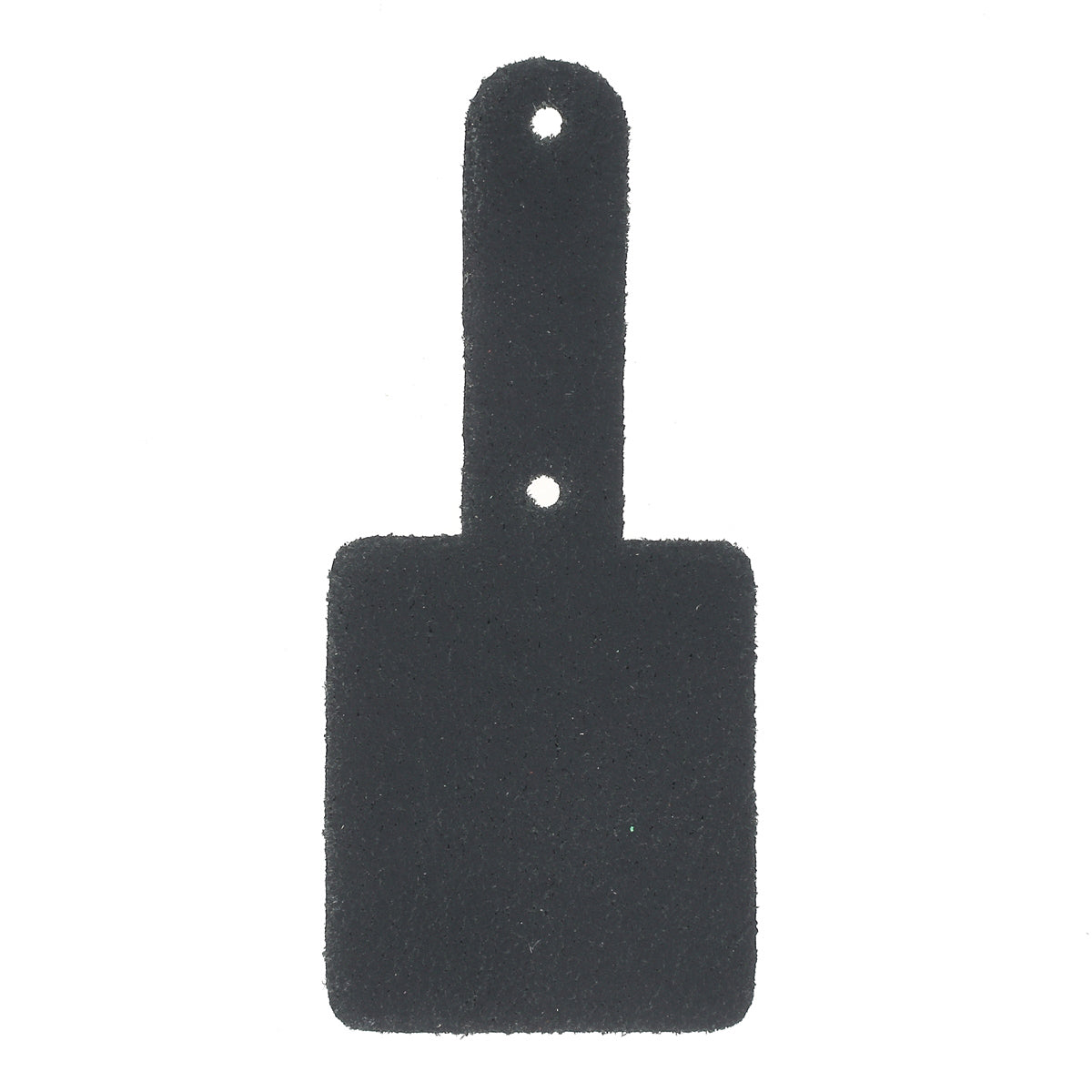 Découpe TAG pour porte clés en cuir teinté à riveter