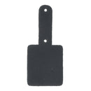 Découpe TAG pour porte clés en cuir teinté à riveter