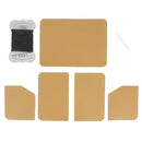 KitenCuir Porte Cartes double Inca - Fil Noir - Deco Cuir