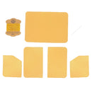 KitenCuir Porte Cartes double OR - Fil Or