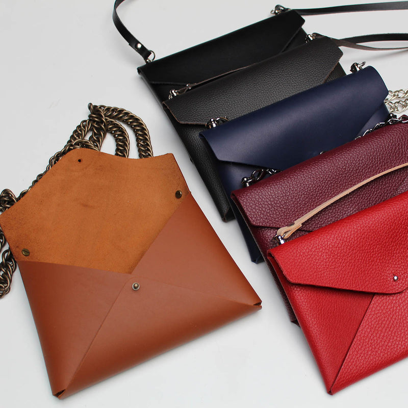 Cut-out for ENVELOPE leather pouch
