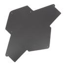 Pochette ENVELOPPE en cuir MARRON FONCÉ à personnaliser