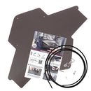 Pochette ENVELOPPE en cuir CHOCOLAT + lanière en cuir