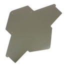 Pochette ENVELOPPE en cuir VERT KAKI à personnaliser