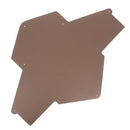 Pochette ENVELOPPE en cuir MARRON à personnaliser