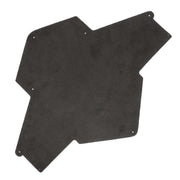 Kit DIY Deco Cuir pour pochette enveloppe en croûte de cuir structurée gris, modèle KA126_M19, matériel pour création artisanale