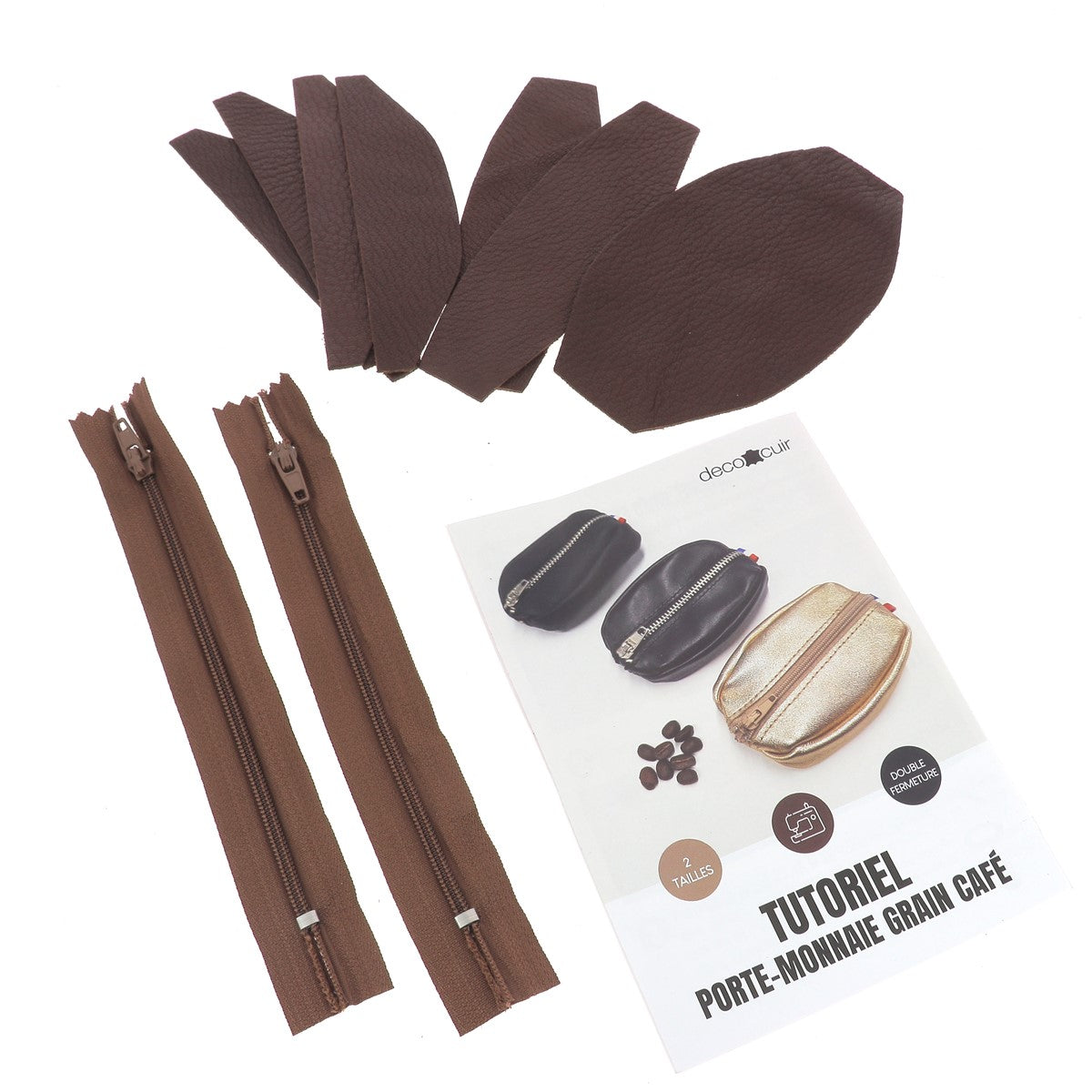 Kit Petit Porte monnaie Grain de café KA127