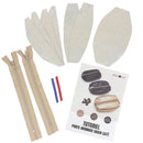 Kit DIY Porte monnaie Grain de café cuir OR / ARGENT