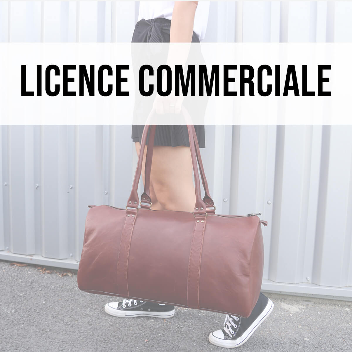 Patron licence commerciale sac voyage