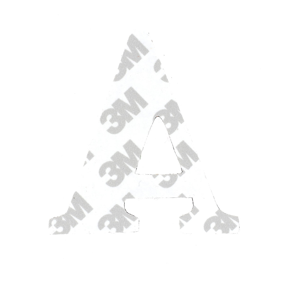 Découpe de lettre de l'Alphabet autocollante en cuir - NOIR J99 - Deco Cuir