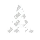 Découpe de lettre de l'Alphabet autocollante en cuir - NOIR J99 - Deco Cuir