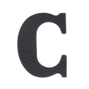 Découpe de lettre de l'Alphabet autocollante en cuir - NOIR J99 - Deco Cuir