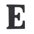 Découpe de lettre de l'Alphabet autocollante en cuir - NOIR J99 - Deco Cuir