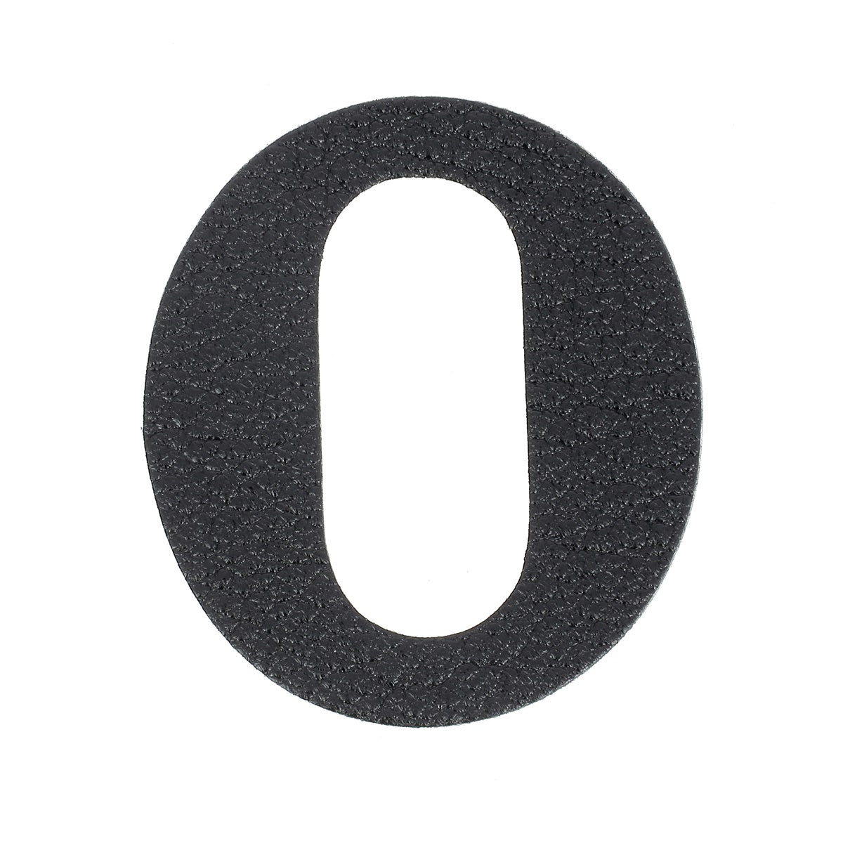 Découpe de lettre de l'Alphabet autocollante en cuir - NOIR J99 - Deco Cuir