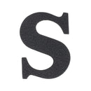 Découpe de lettre de l'Alphabet autocollante en cuir - NOIR J99 - Deco Cuir