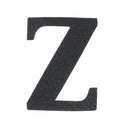 Découpe de lettre de l'Alphabet autocollante en cuir - NOIR J99 - Deco Cuir