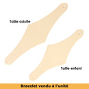 Découpe pour BRACELET en cuir naturel à personnaliser - Taille ADULTE - LOSANGE