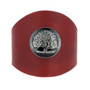 Concho à visser ARBRE - 33mm - Nickelé et noir - Deco Cuir