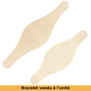 Découpe pour BRACELET en cuir naturel à personnaliser - Taille ADULTE - OVALE