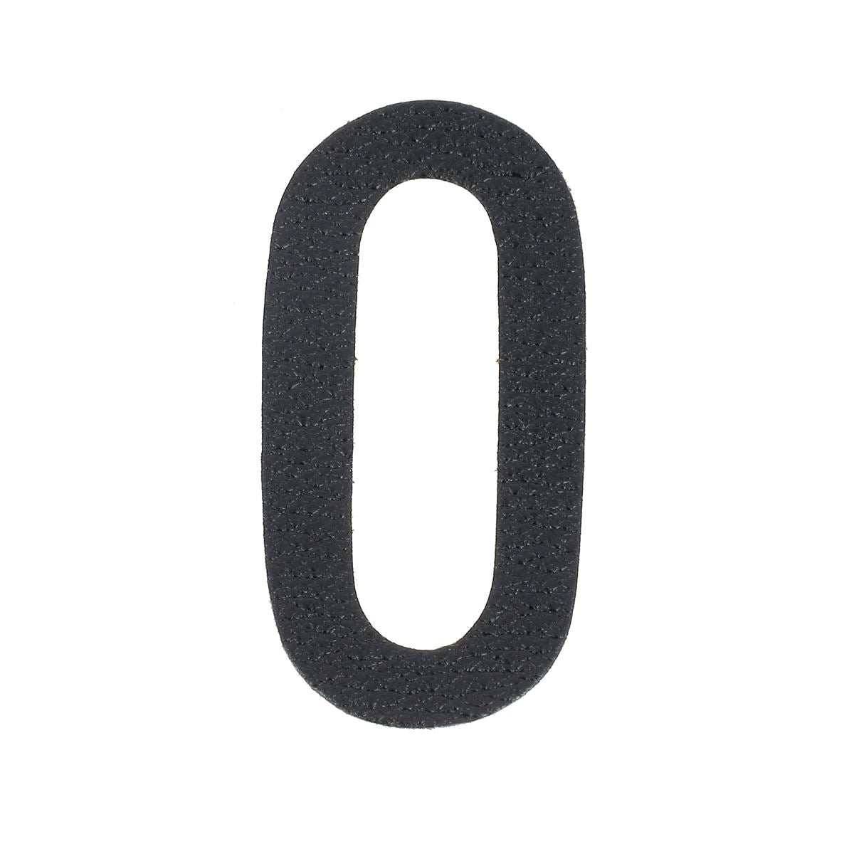 Découpe de chiffre autocollante en cuir - NOIR J99