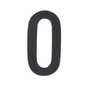 Découpe de chiffre autocollante en cuir - NOIR J99