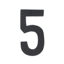 Découpe de chiffre autocollante en cuir - NOIR J99