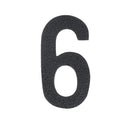 Découpe de chiffre autocollante en cuir - NOIR J99