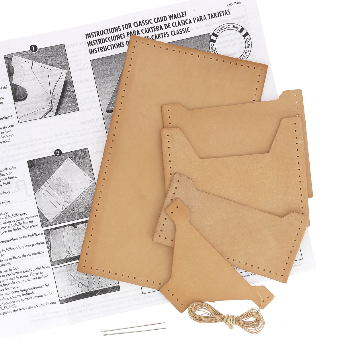 Kit de fabrication DIY Portefeuille en cuir Tandy Leather | Deco Cuir