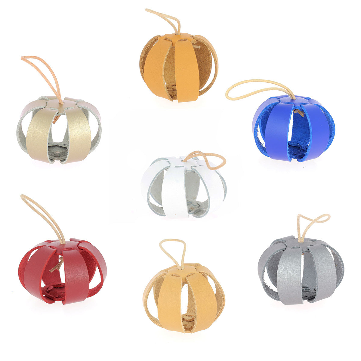 Kit DIY - Boule de Noël en cuir à assembler - Deco Cuir