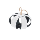 Kit DIY Boule de Noël en cuir pailleté argenté à assembler. Kit DIY Noël création artisanale pour décoration de fête de fin d'année