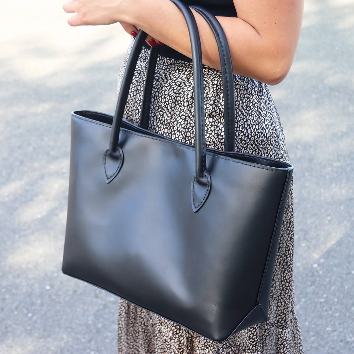 Sac cabas en cuir