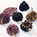 Découpe pour bourse en cuir lainé - Diamètre 20cm