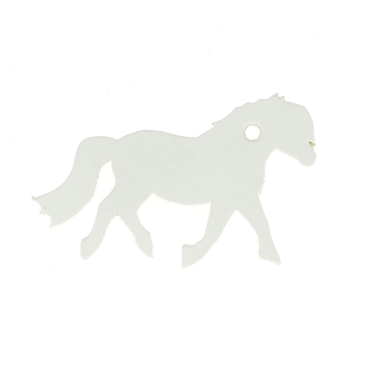 porte clés en cuir motif poneyDécoupe PONEY pour porte-clés en cuir