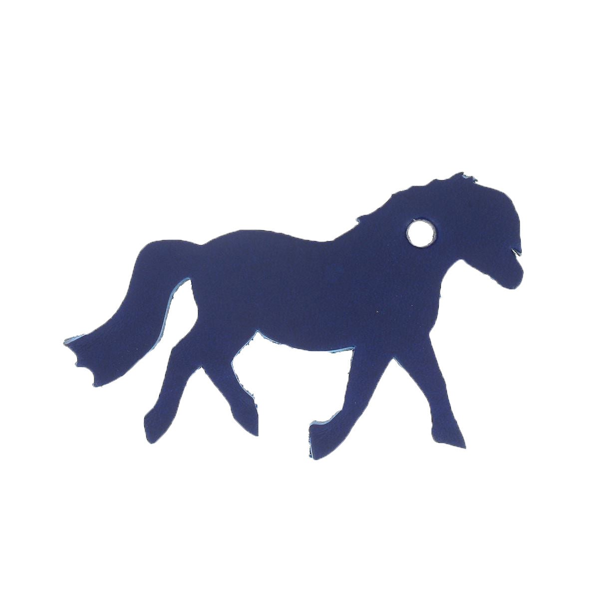 porte clés en cuir motif poneyDécoupe PONEY pour porte-clés en cuir