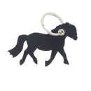 Lot de découpes PONEY pour porte-clés en cuir - INCA, GRIS & NOIR